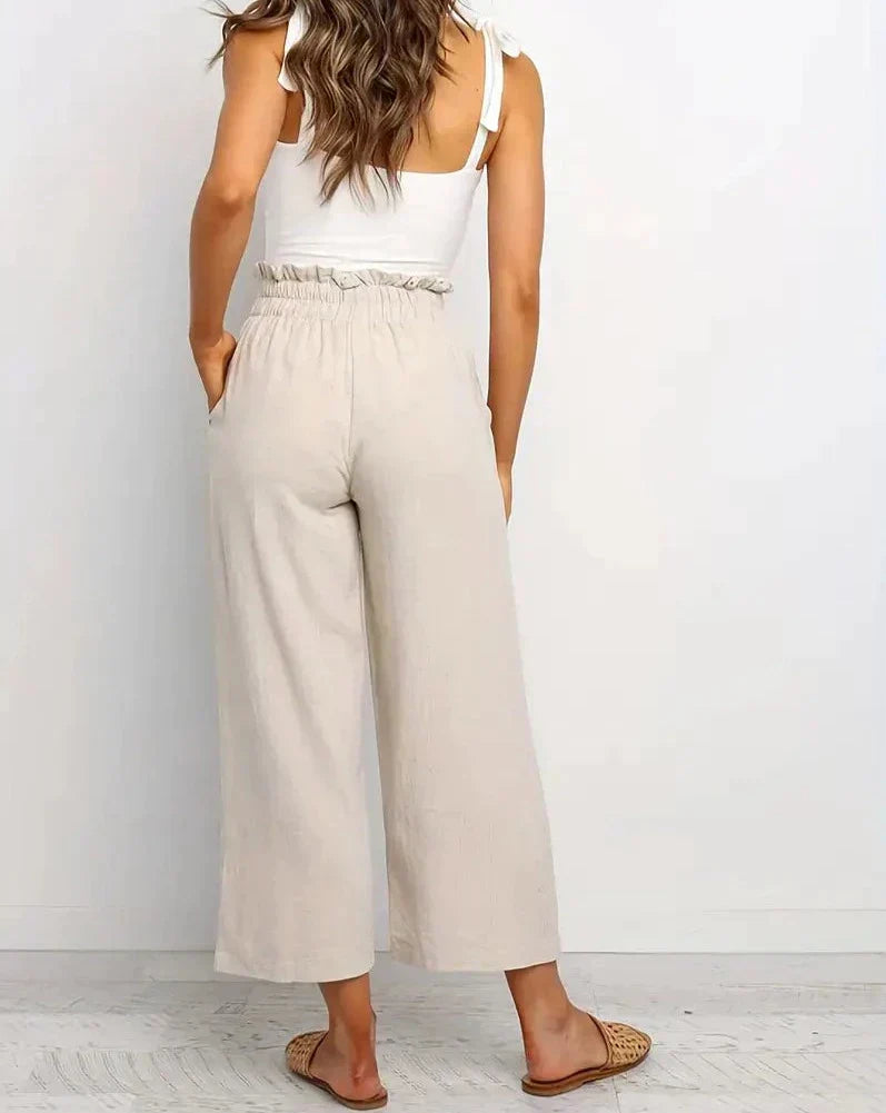 Yamira - Pantalon en lin confortable