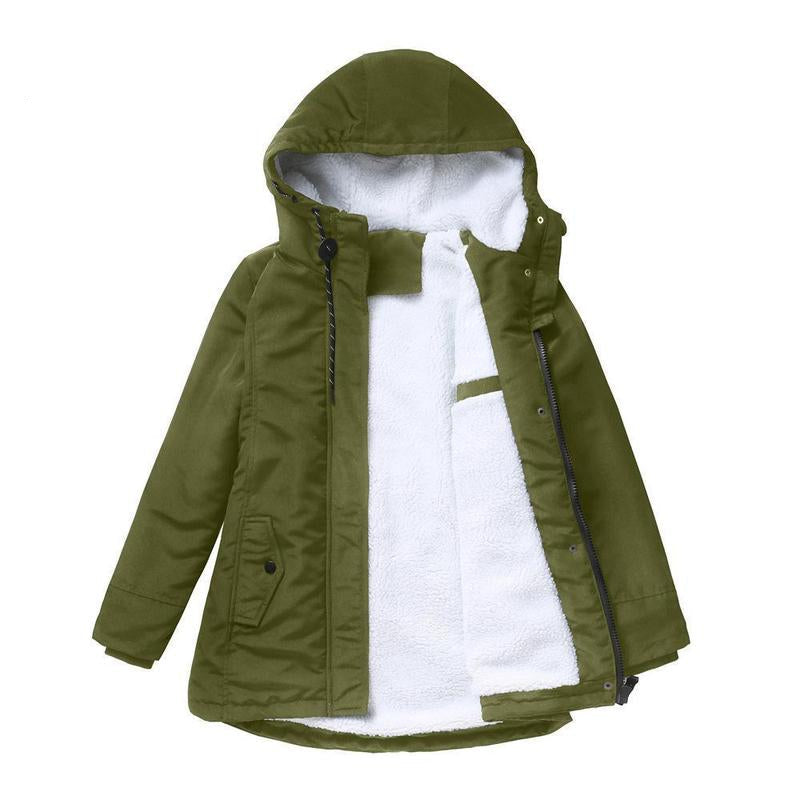 AMINA™ | Manteau d’Hiver Doublé Matelassé