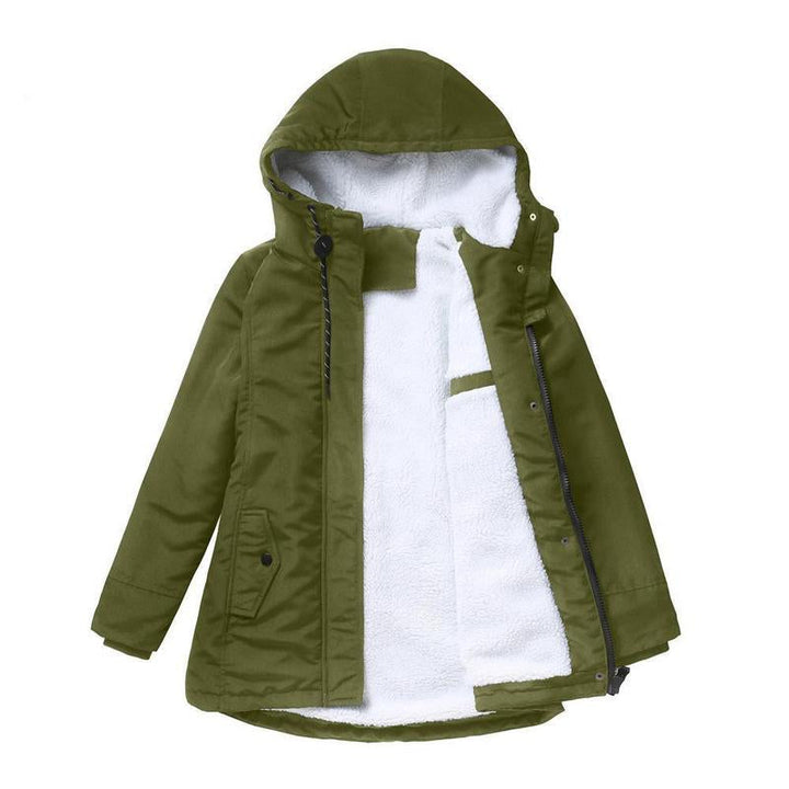 AMINA™ | Manteau d’Hiver Doublé Matelassé