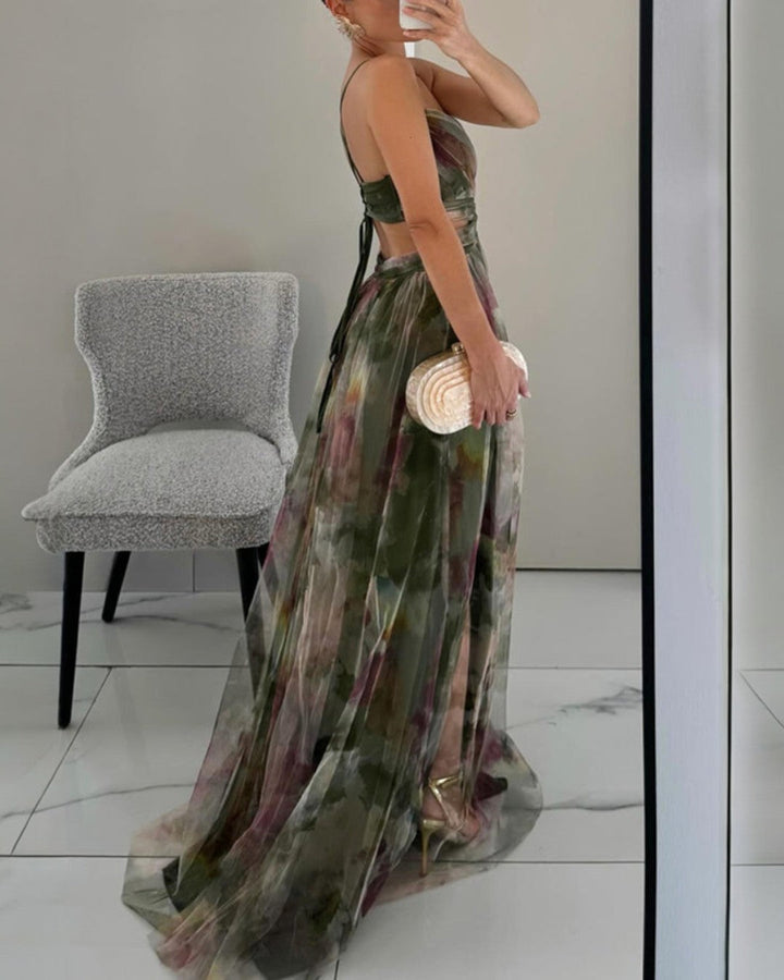 Millie - Elegant Floral Maxi Dress
