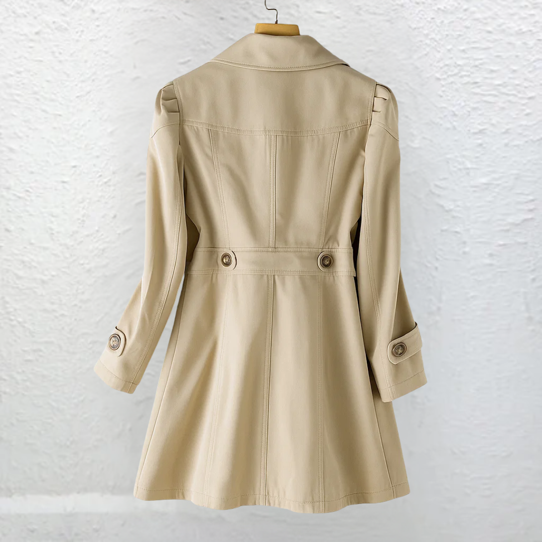 Veyressa™ | Trench-coat vintage élégante et intemporelle