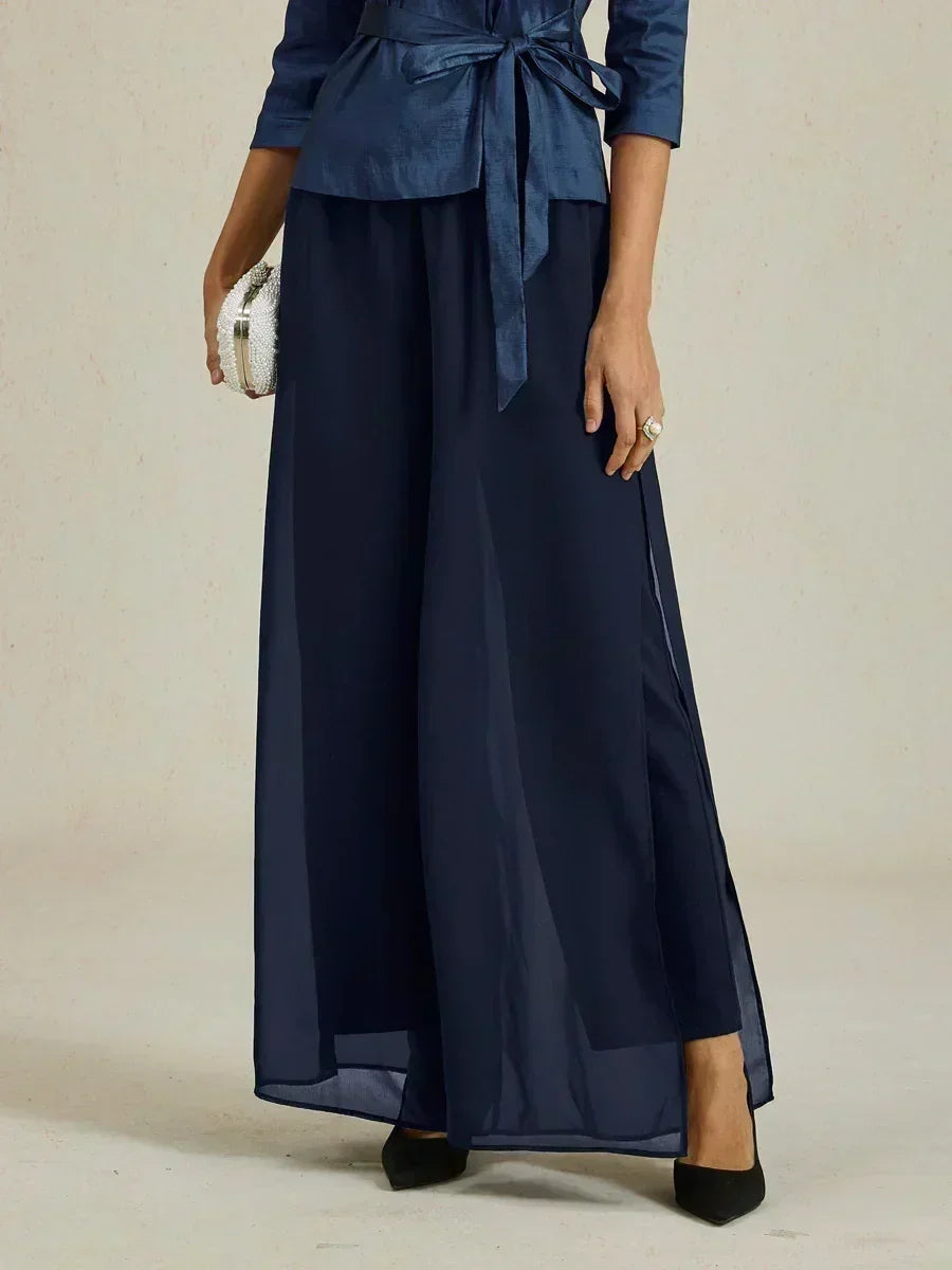 Fluressa | Pantalon fluide à ourlet fendu