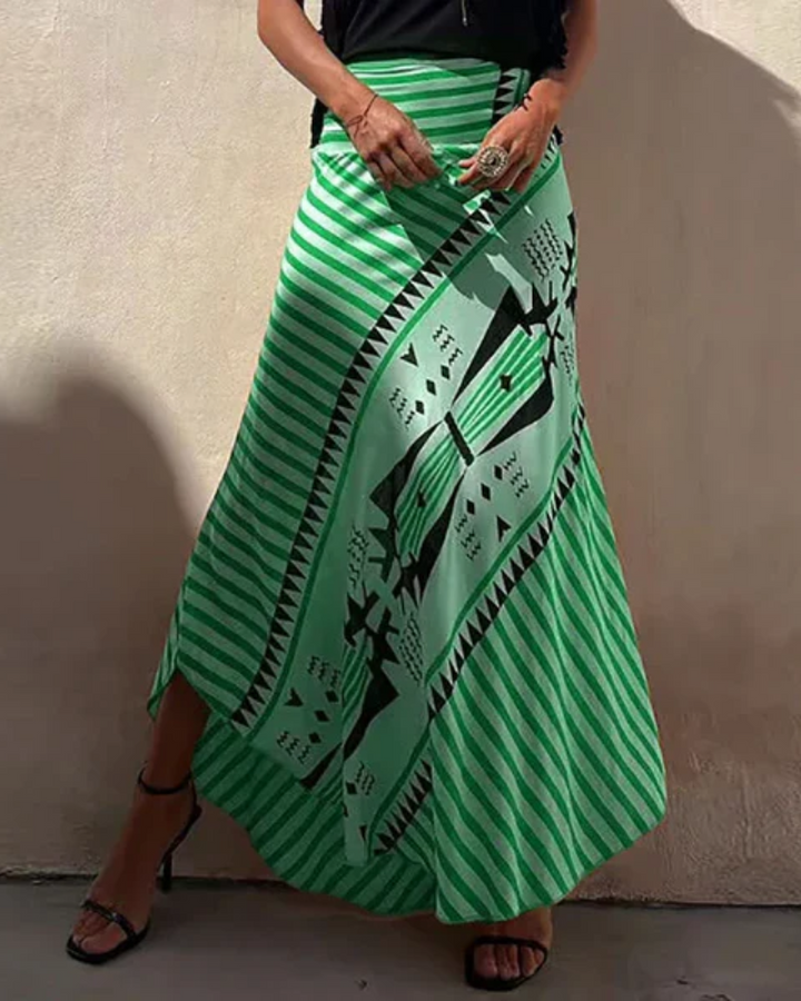 JUPE BOHO LONGUE EN THON