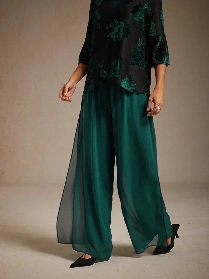 Fluressa | Pantalon fluide à ourlet fendu