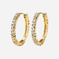 Aurelisse | Zirconia Cross Earrings