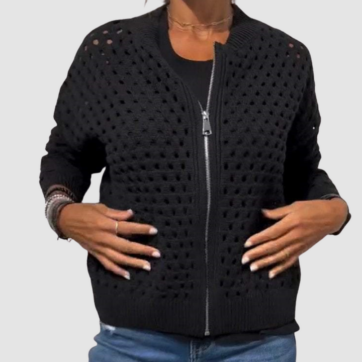 DESIREE™ – Cardigan Premium en Maille Zippé