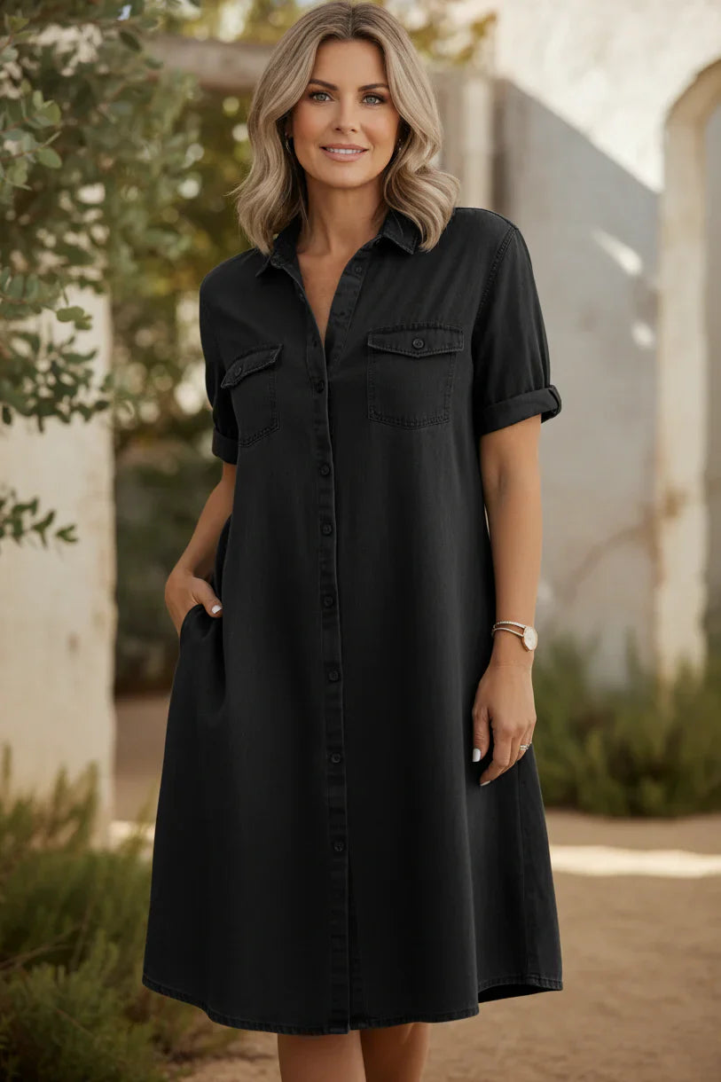 JOANNA - SHORT SLEEVED DRESS