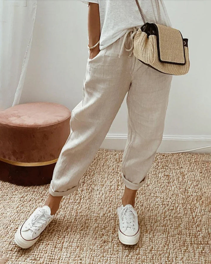 BALI - Pantalon en Coton Élégant