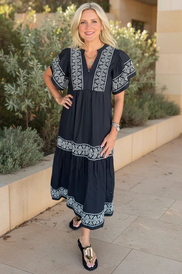 NANCY - BOHO MAXI DRESS