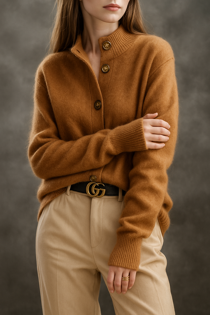 Valenza™ | Cardigan Élégant en Maille Douce