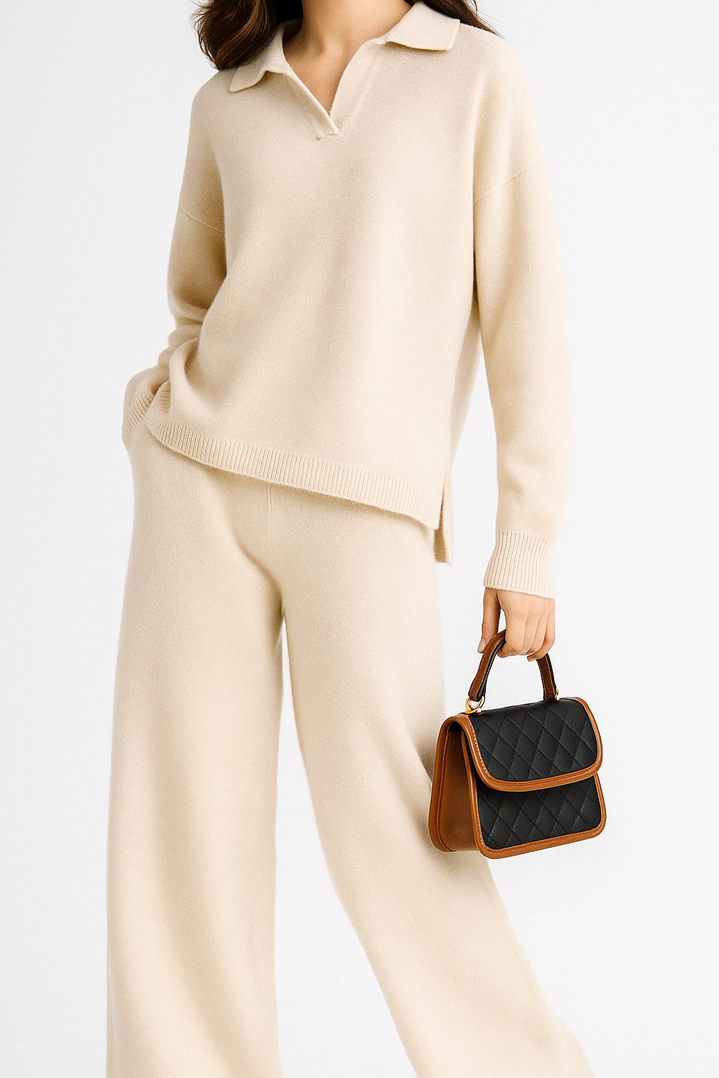 Grace | Ensemble Lounge en Maille Polo