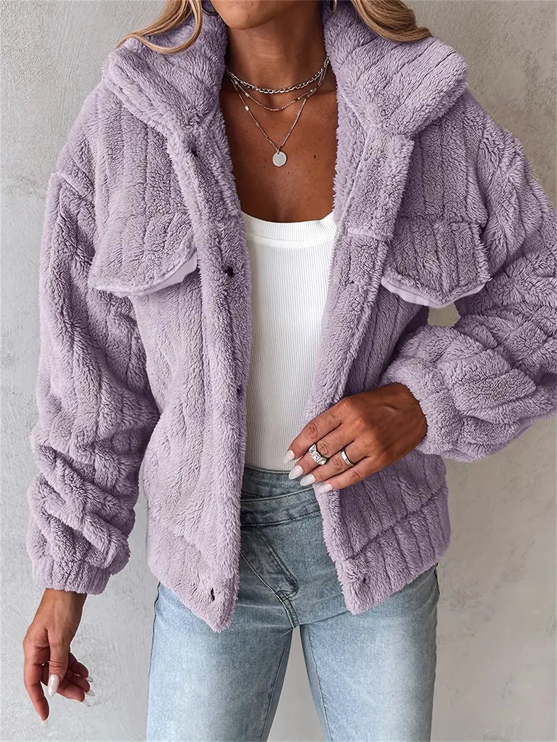 ARLETTE™ | Veste Peluche Élégante