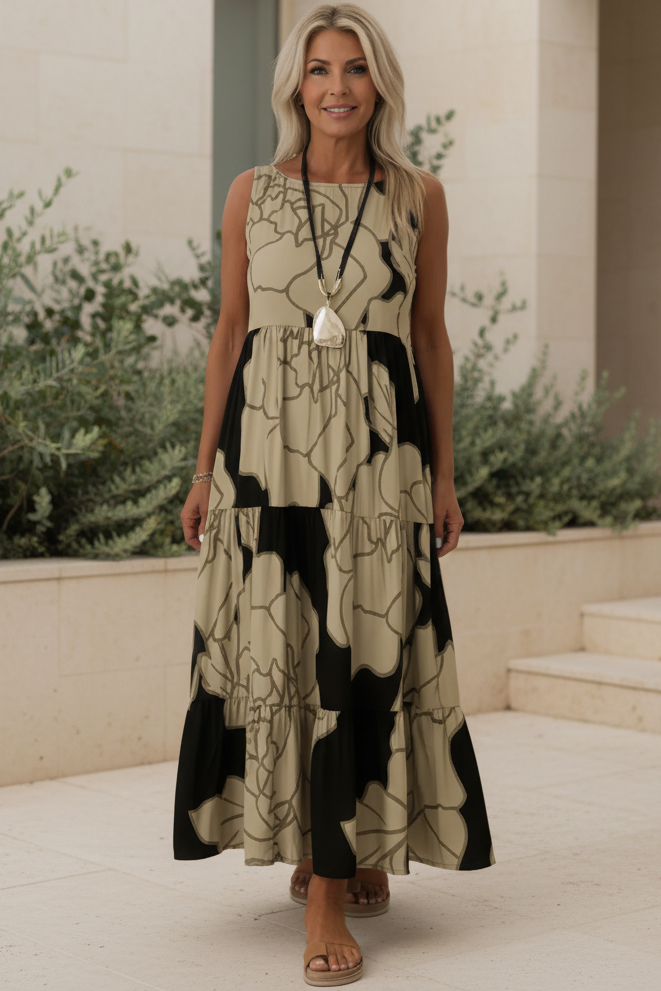 JINDI - STYLISH FLORAL PRINT DRESS