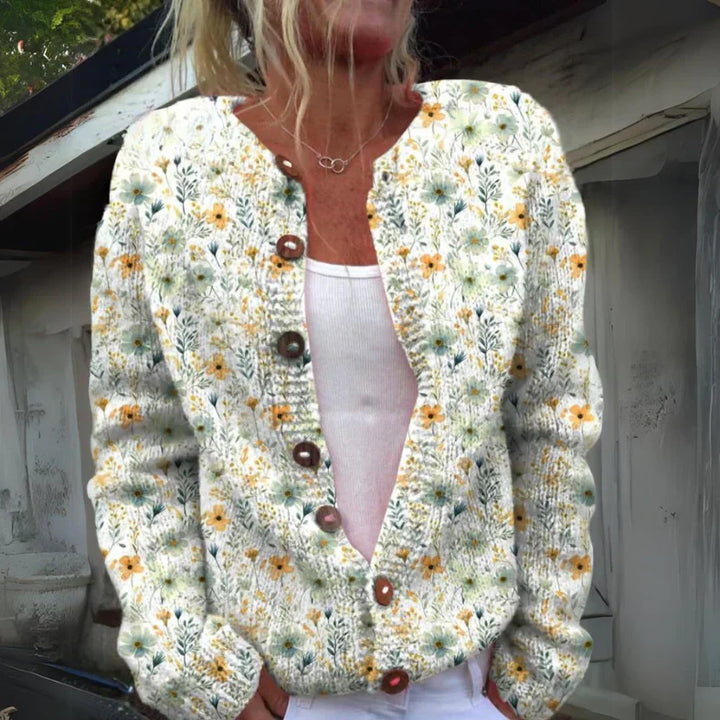 KENZA | Gilet élégant à imprimé fleuri