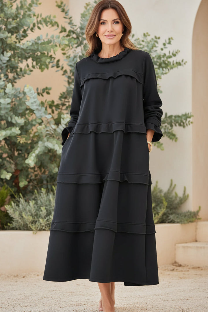 MORGAN – FLOWY LAYERED DRESS