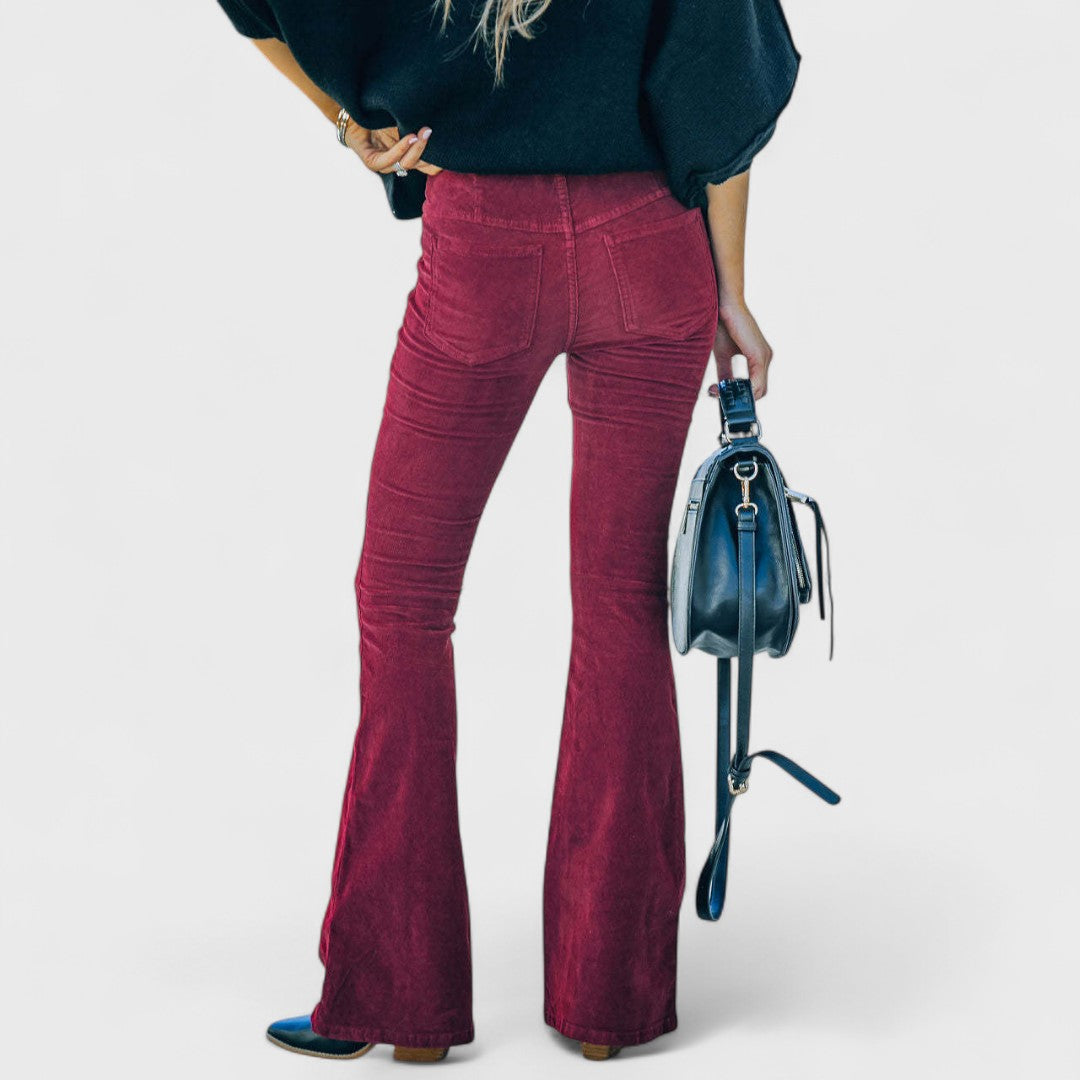 Chalvessa | Pantalon Évasé Élégant