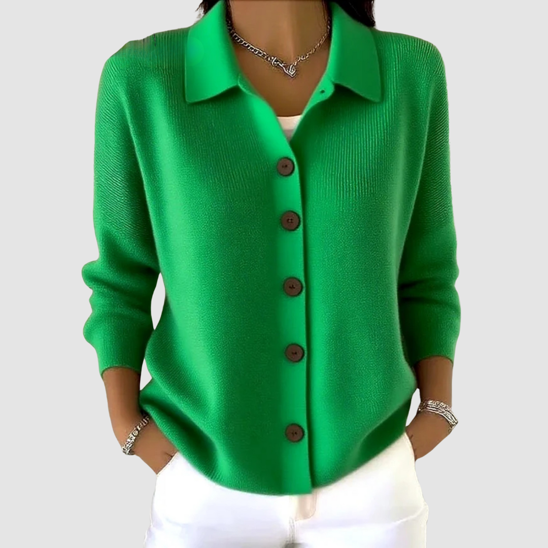 MARIELLE™ | Gilet en maille boutonné