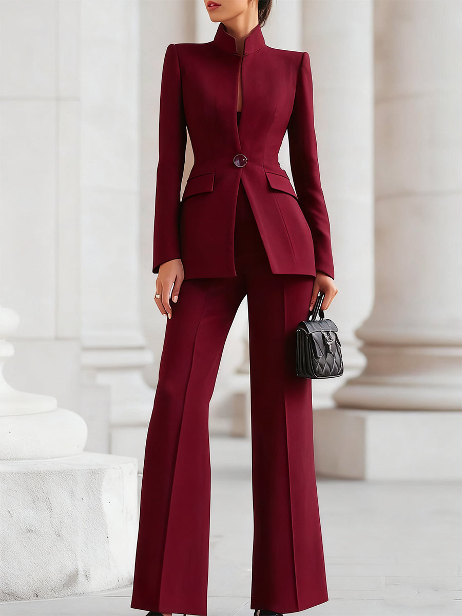 Sloane™ | Ensemble Blazer Ajusté & Pantalon