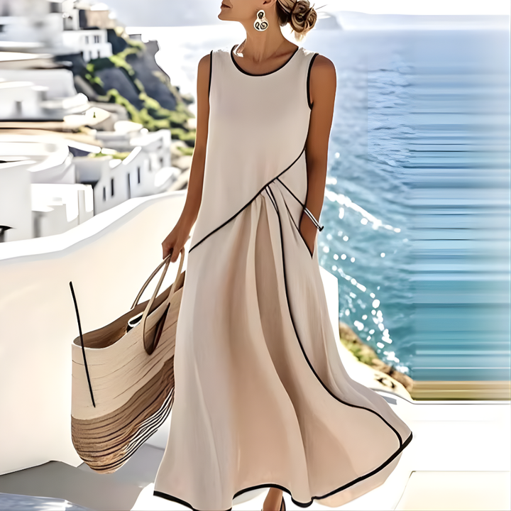 Robe d'été rayée Saige