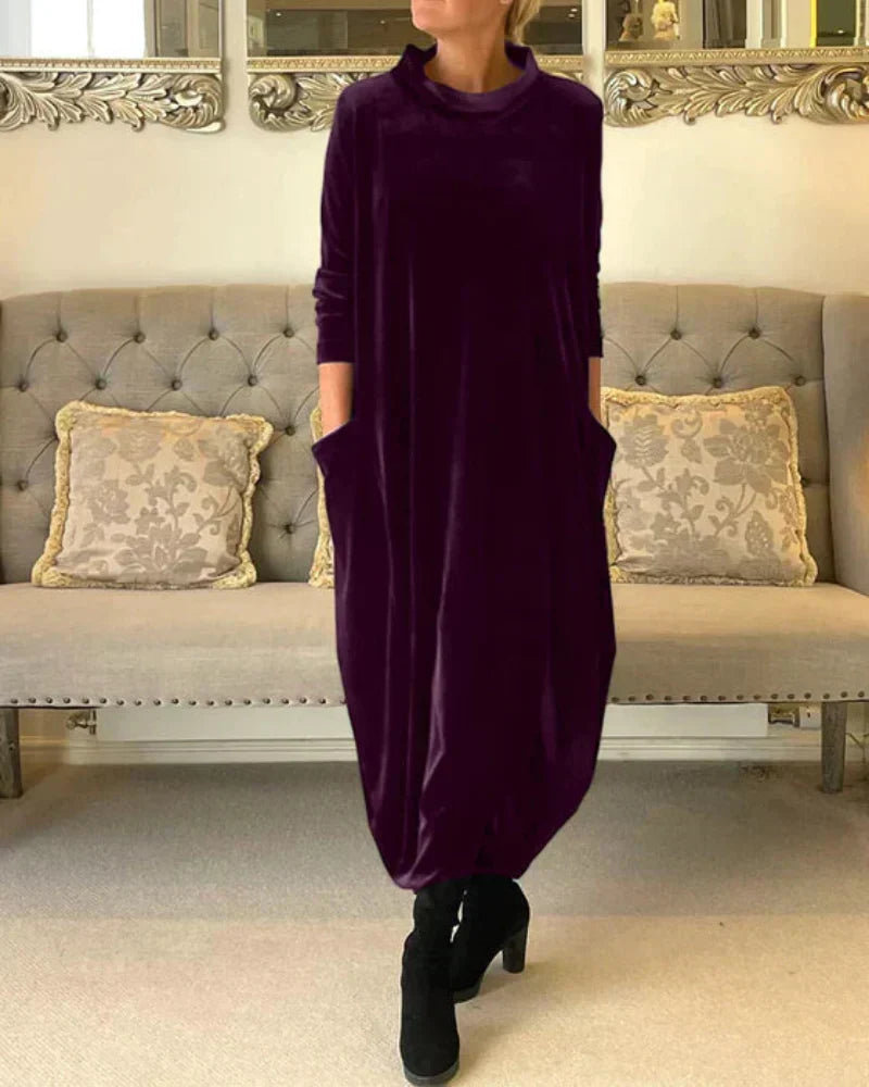 Etta – Elegant Autumn Dress with Pockets