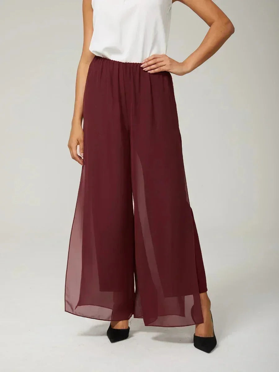 Fluressa | Pantalon fluide à ourlet fendu