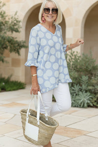 MARINA - PRINTED VINTAGE TOP