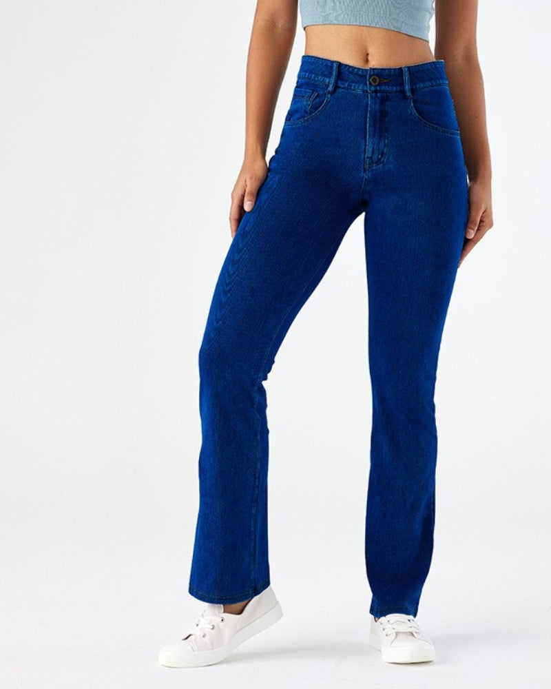 EDENA - Jean élastique taille haute