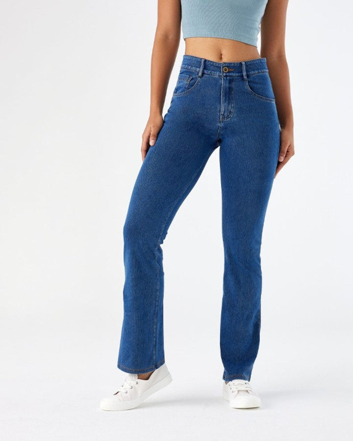 EDENA - Jean élastique taille haute
