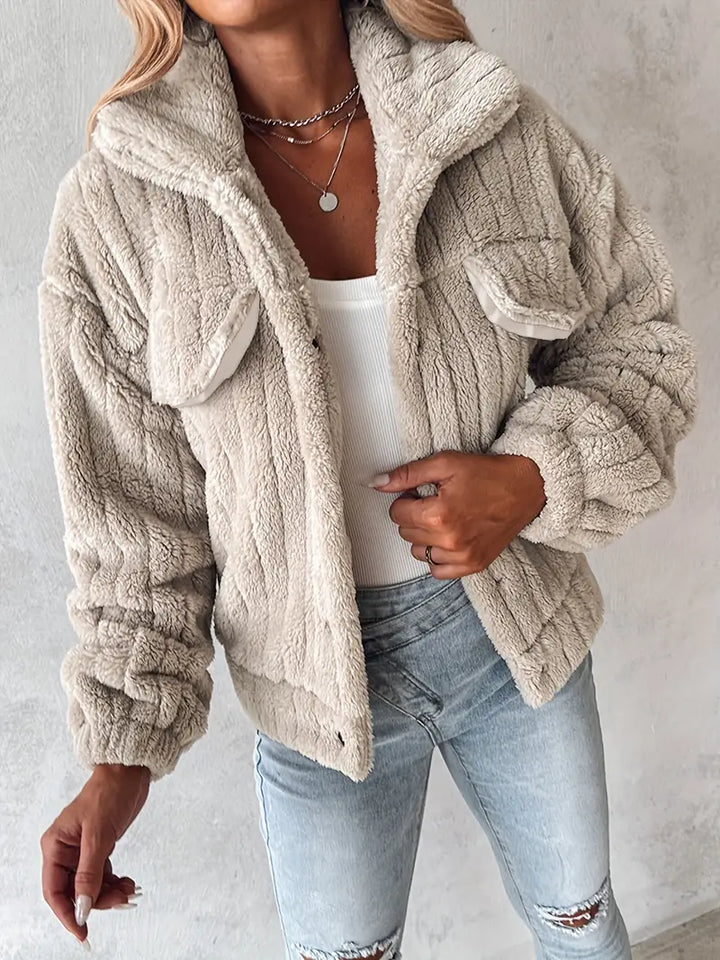 ARLETTE™ | Veste Peluche Élégante