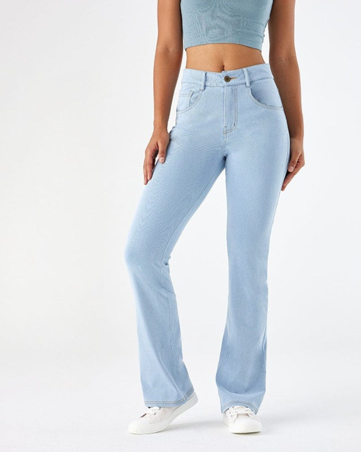 EDENA - Jean élastique taille haute