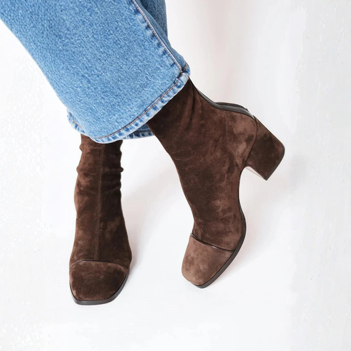 Yvonne – Elegant Comfort Heel Boots