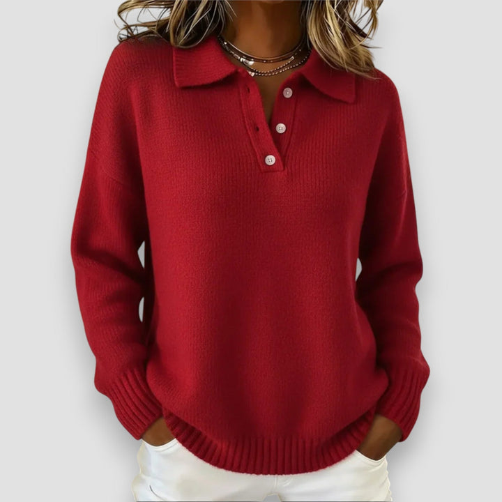 Nove™ | Chandail Polo en Maille Douce