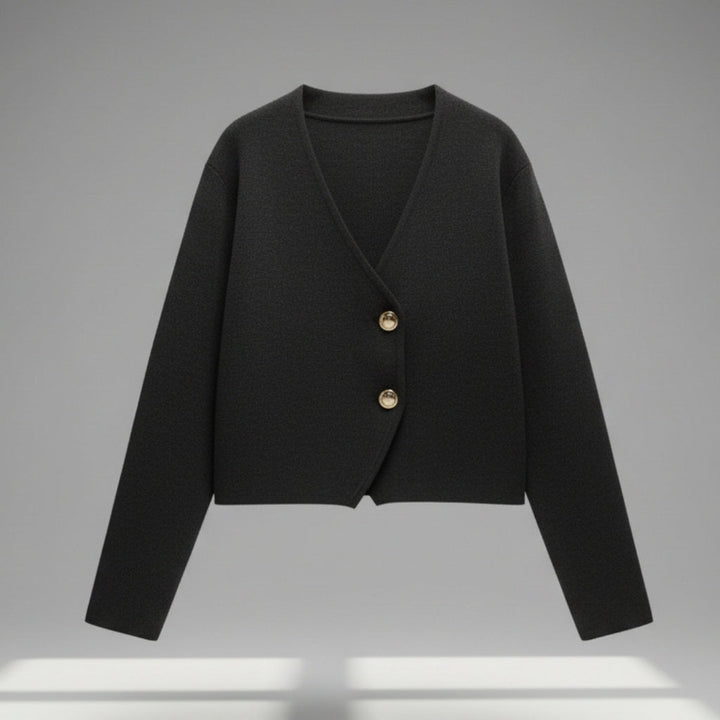CLAIRE™ | Cardigan Asymétrique Élégant à Boutons