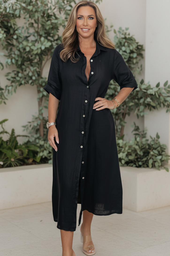 MILDA - ELEGANT SHIRT DRESS