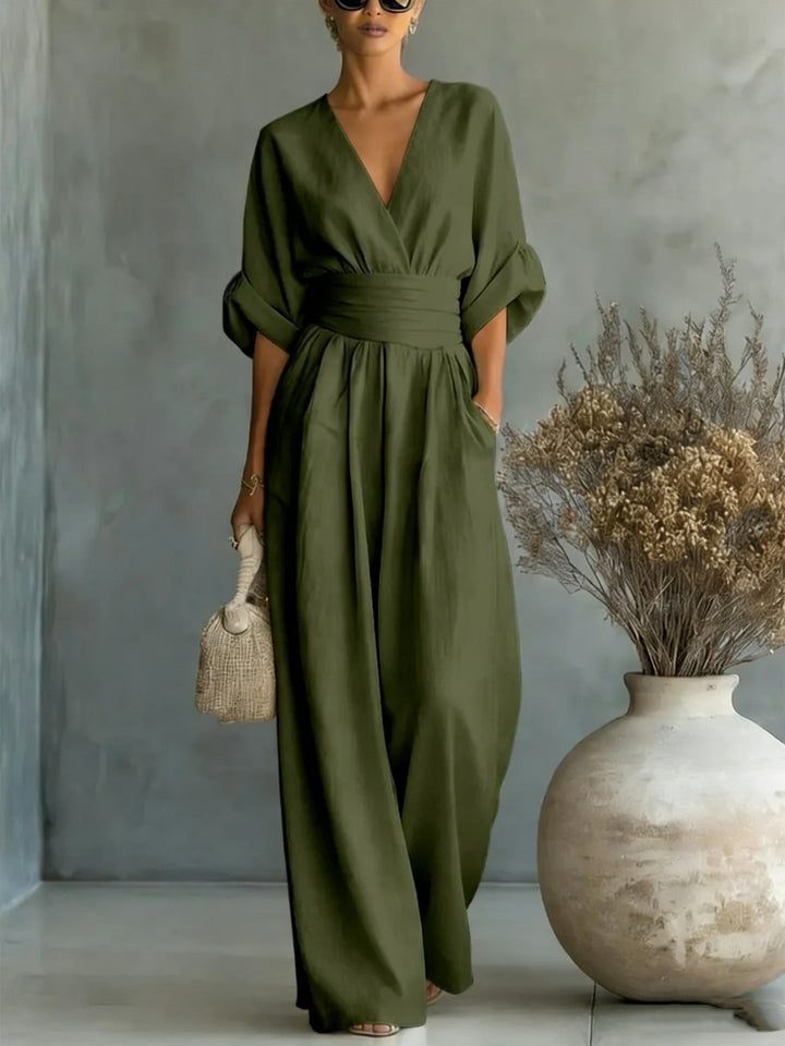 Georgina™ | Elegant Jumpsuit with V Neck