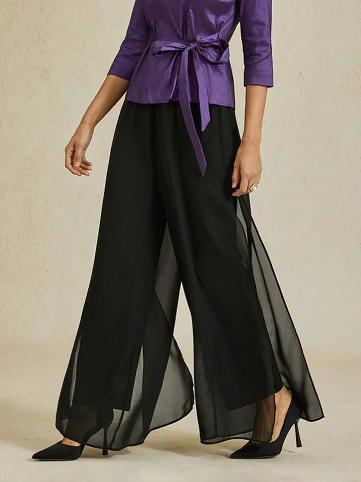 Fluressa | Pantalon fluide à ourlet fendu
