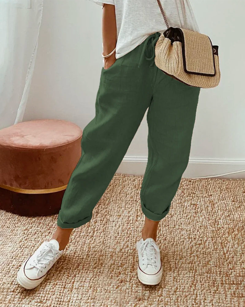 BALI - Pantalon en Coton Élégant