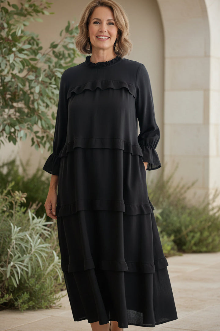 MORGAN – FLOWY LAYERED DRESS