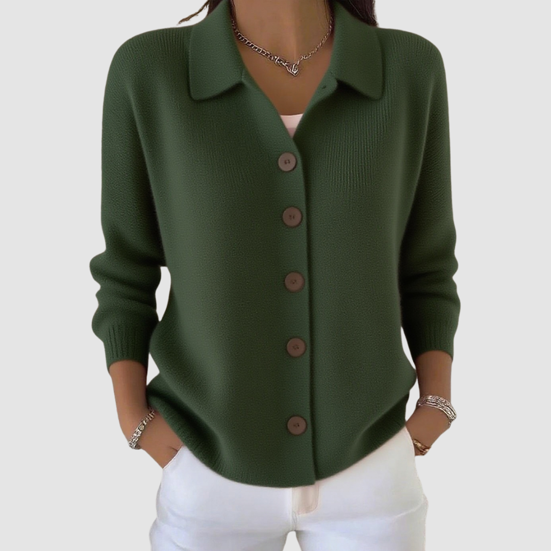 MARIELLE™ | Gilet en maille boutonné