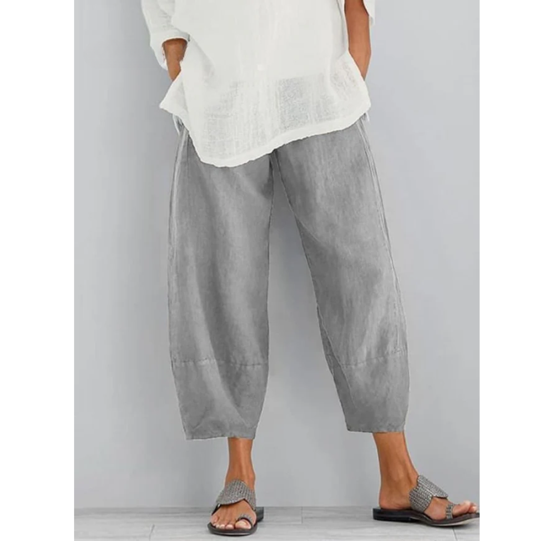 Elena™ | Elegant and Comfortable Linen Trousers