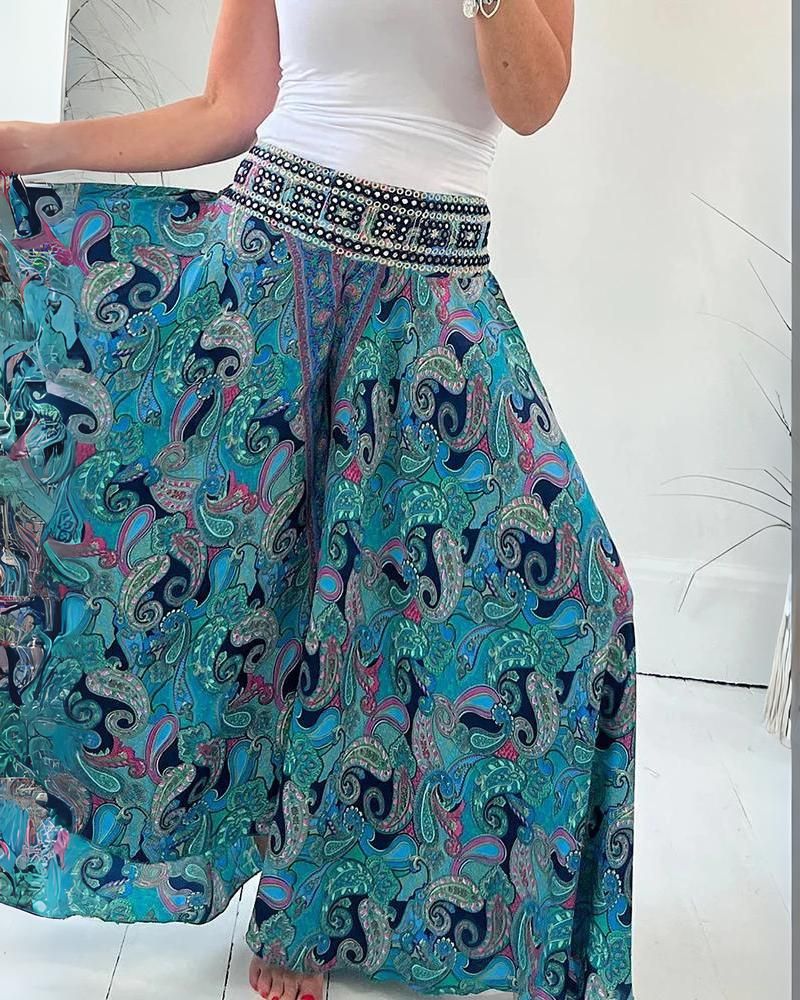 AIRES - PANTALONS BOHO FLUIDES