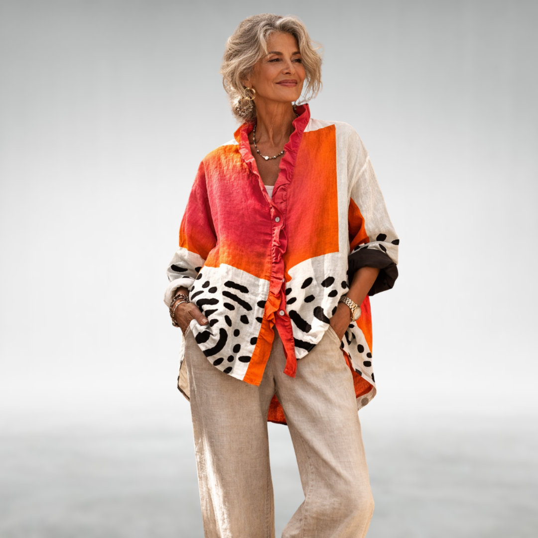 Viola™ | Blouse imprimée décontractée élégante