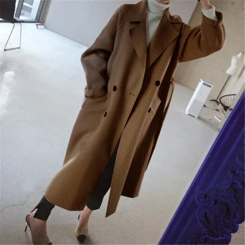 Ivy™ | Manteau Long Chic & Élégant
