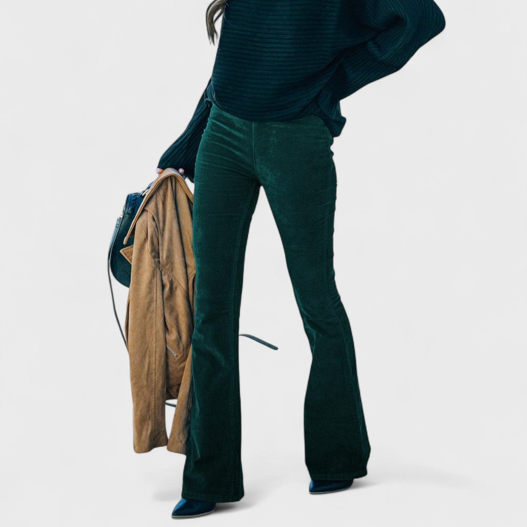 Chalvessa | Pantalon Évasé Élégant