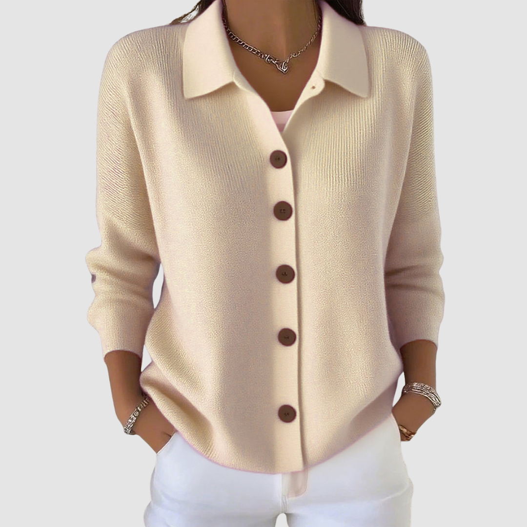 MARIELLE™ | Gilet en maille boutonné