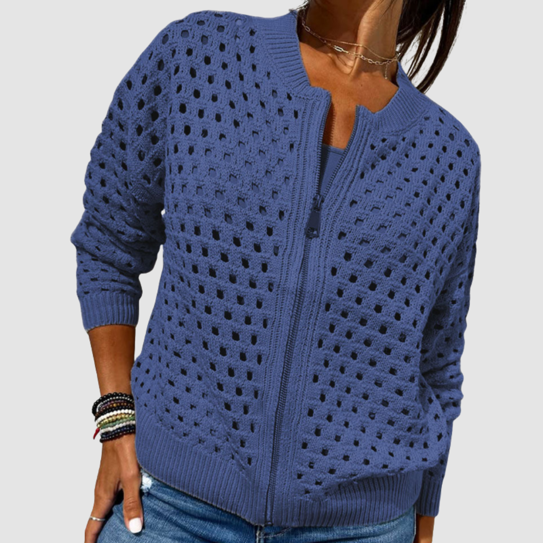DESIREE™ – Cardigan Premium en Maille Zippé