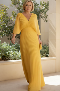 ZANA - PLEATED EVENING GOWN