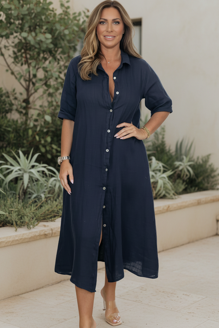 MILDA - ELEGANT SHIRT DRESS