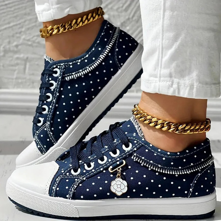 Cara | Elegant Floral Print Sneakers