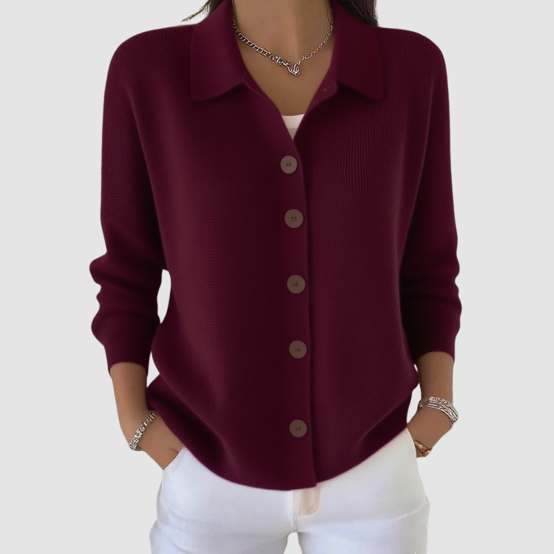 MARIELLE™ | Gilet en maille boutonné